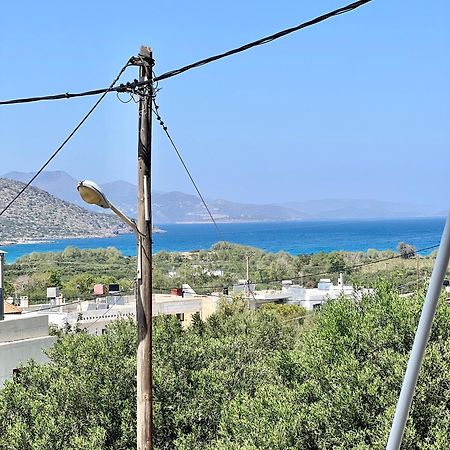 “Shiny” Sea View Apartment At Istron Agios Nikolaos Exteriör bild