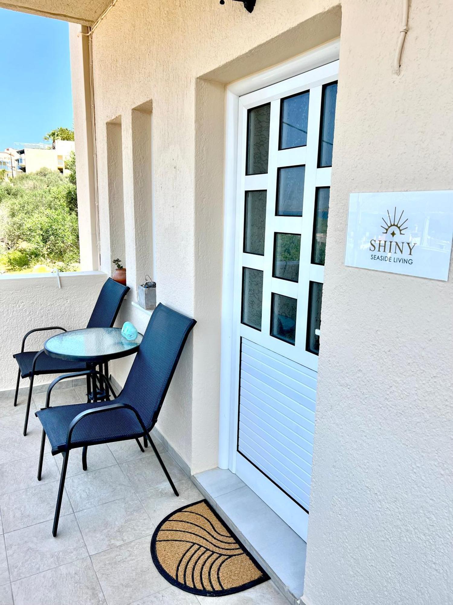 “Shiny” Sea View Apartment At Istron Agios Nikolaos Exteriör bild