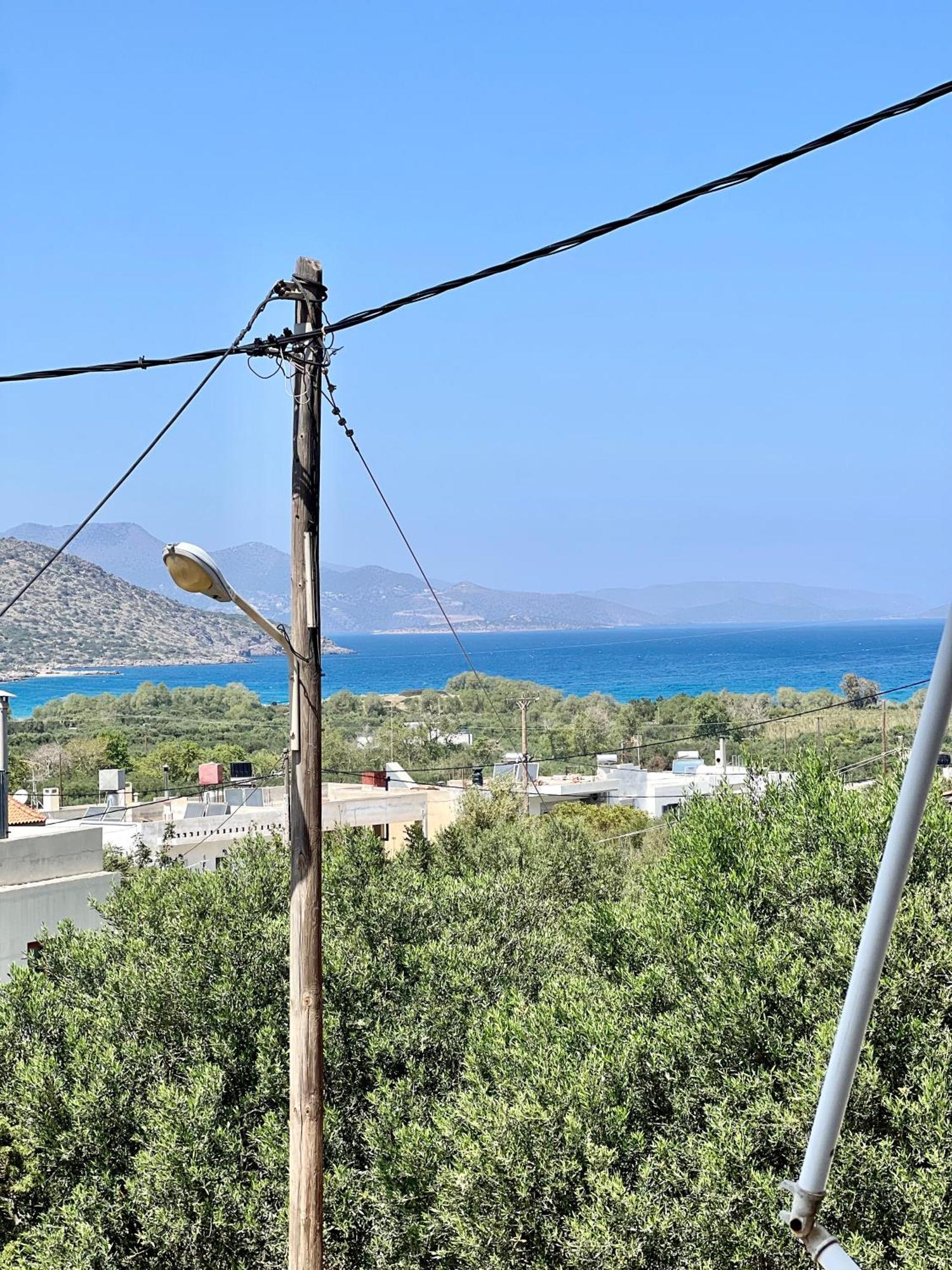 “Shiny” Sea View Apartment At Istron Agios Nikolaos Exteriör bild